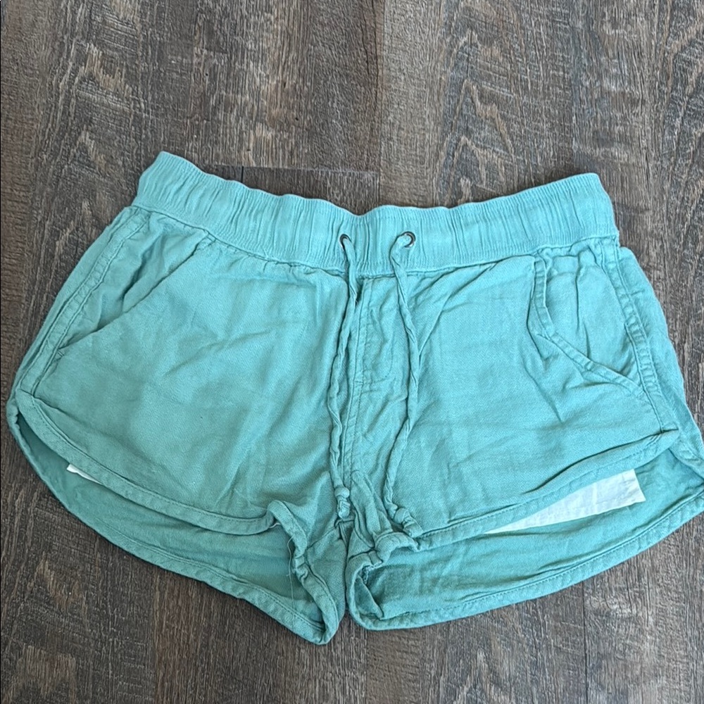 Women's Teal Casual Shorts
